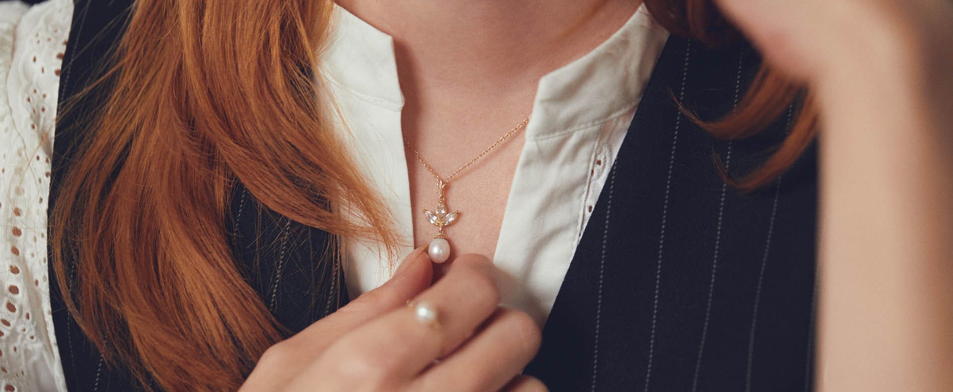 Sale: Perle Halsketten